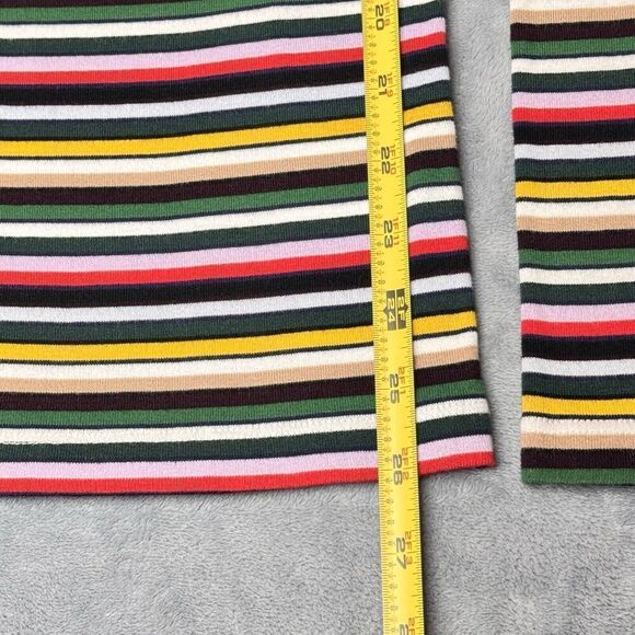 J.Crew Women’s Sz S J Crew Perfect Fit Long Sleeve T-Shirt Striped Colorful - Picture 9 of 12